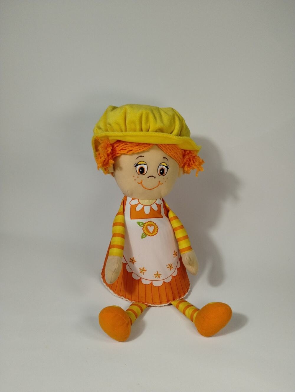 Little Miss Muffin Plush Doll 2011 Orange Marmalade Cupcake Transforms Flip Flop